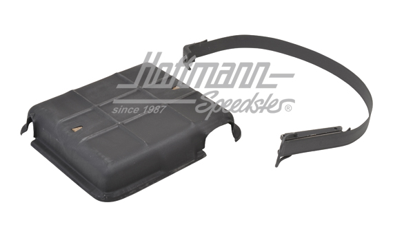 Couvre batterie, avec bande de serrage, 6 Volt                                                      