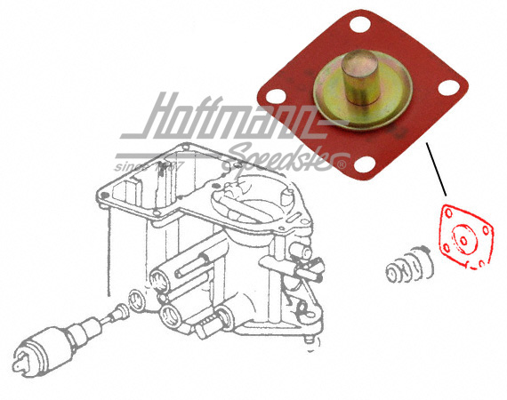 Membrane, pompe de reprise, 1.2/1.3-1.6 | 113 129 451 A | 020-1352