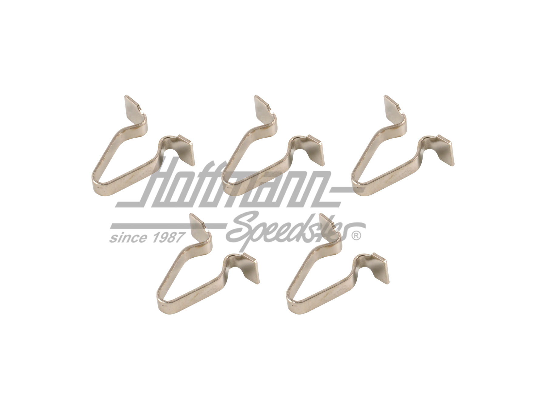 Crampons, moulure, métal (5 pcs.)                                                                   