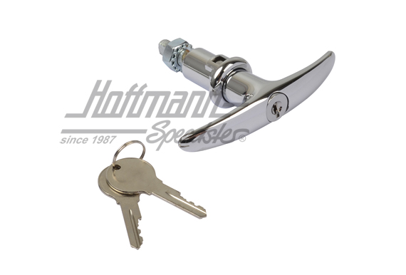Serrure de capot-moteur, poignée tournante-T, Top Qualité | 113 827 571 B | 020-2465-10