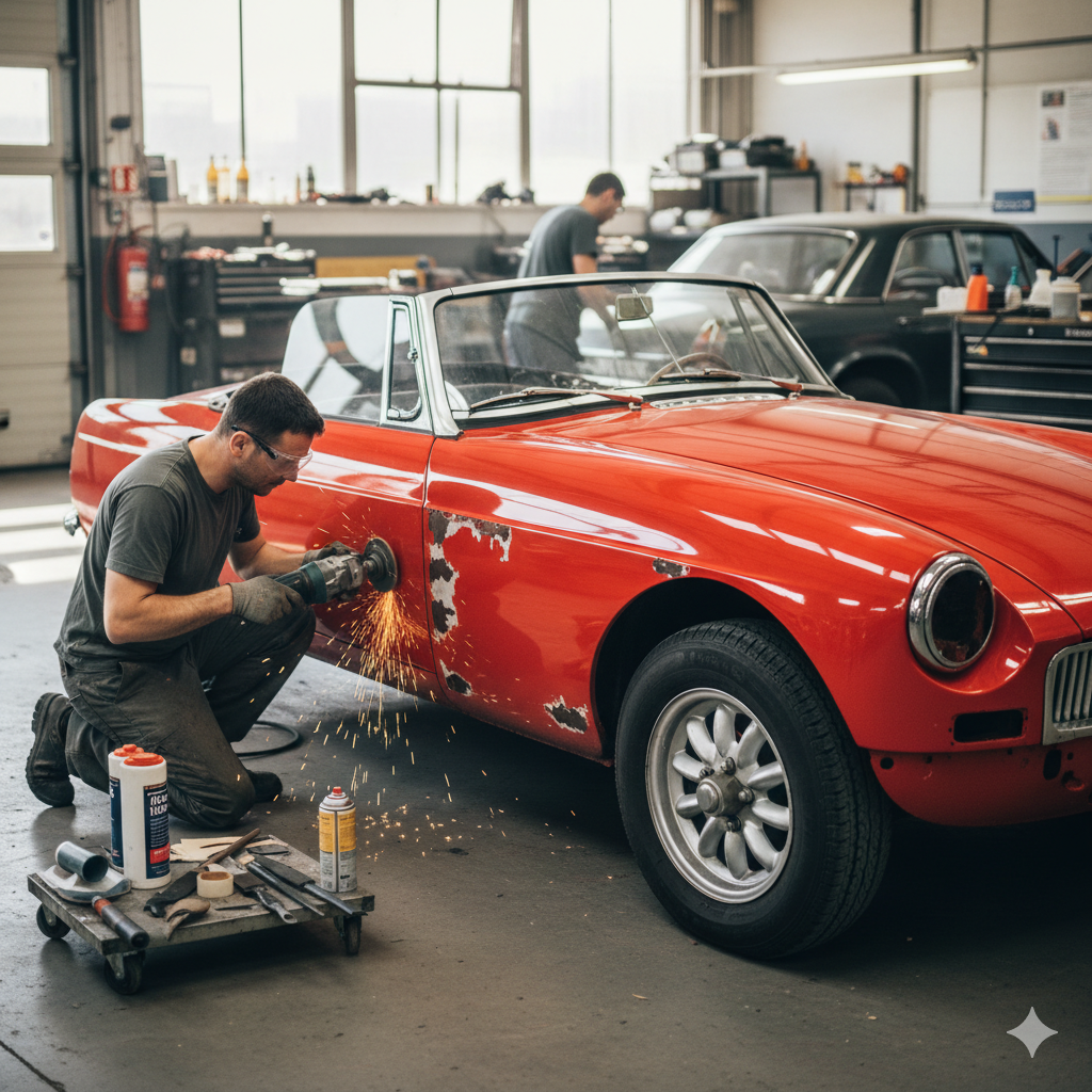 Décaper la rouille sur les voitures anciennes : comment sauver votre classique des dommages de corrosion