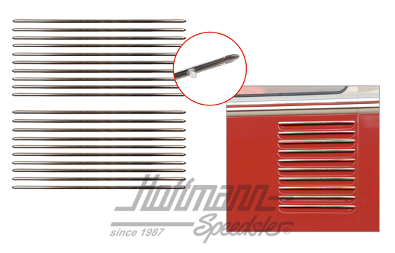 Jeu de baguettes, grille de ventilation, 63-67                                                      