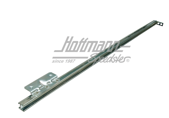 Glissière, vitre de porte / déflecteur, -7.64, droite, chromée | 113 837 410 A | 020-5194-02