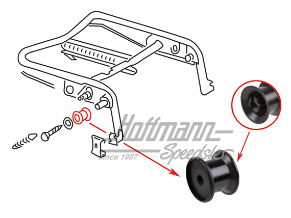Douille, verrouillage de siège, 8.76-11.77 | 171 881 299 B | 055-7094-08