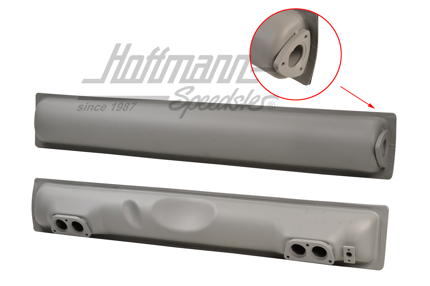 Échappement, Bus T2, 1.7-2.0, USA | 071 251 053 S | 090-2058