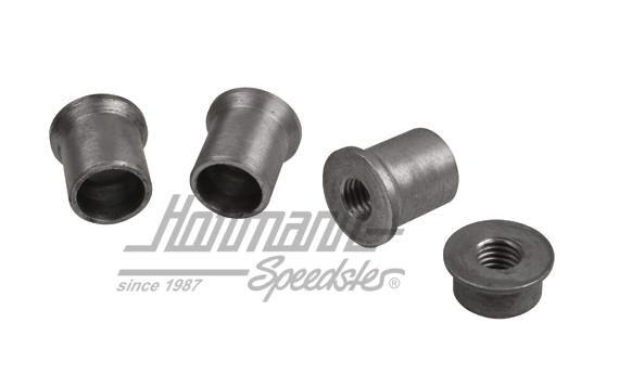 Tôle de réparation, tube d'essieu, arrière, gauche                                                  