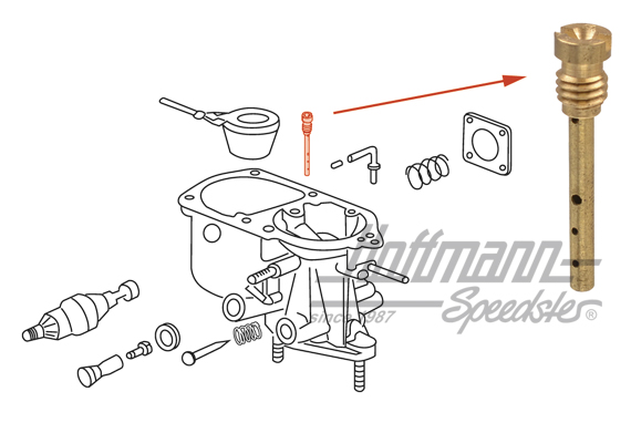Gicleur de compensation, 145, 28 PICT/28 PICT-1/2 | 113 129 435 A | 020-1316-52