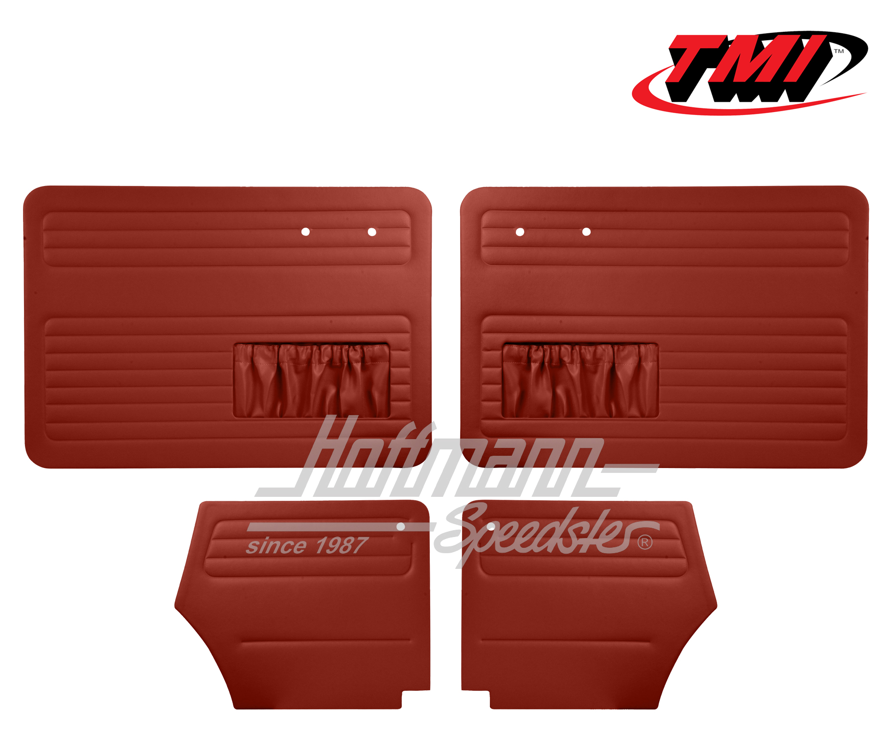 Panneaux de portes, Cox Cabriolet, 55-64, rouges | 10-1327-17 | 055-7556