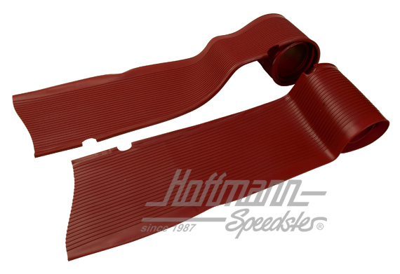 Revêtement de marche-pied, rouge rubis | 111 821 531 A / 532 A rot | 020-2098-11