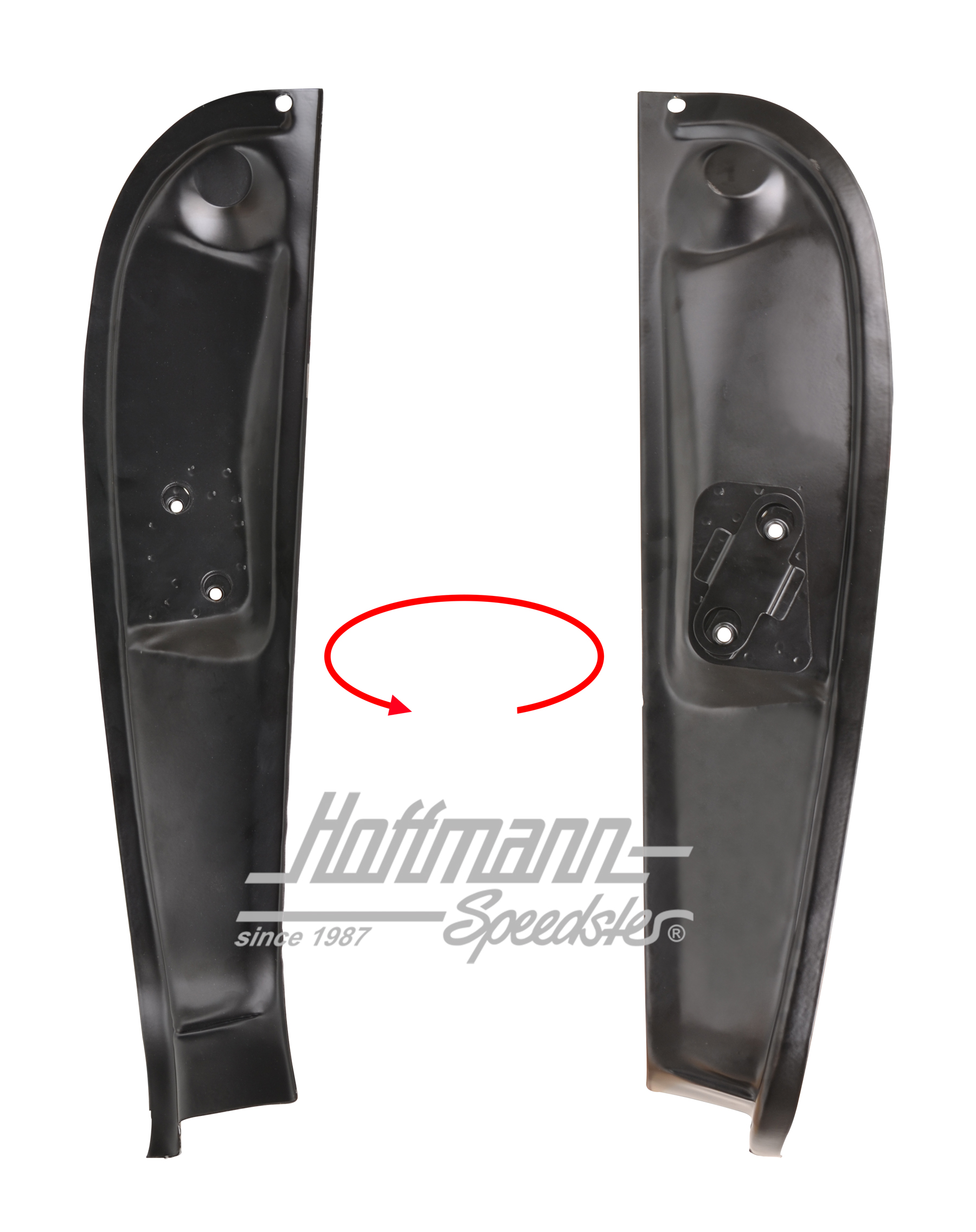 Tôle de montant à serrure, 911, 65-68, droite | 901 502 042 00 | 590-0050-02