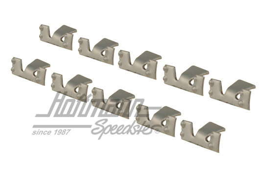 Crampon de moulures, marche-pied, 10mm, jeu | 113 853 559 B  10ST. | 020-2100-15