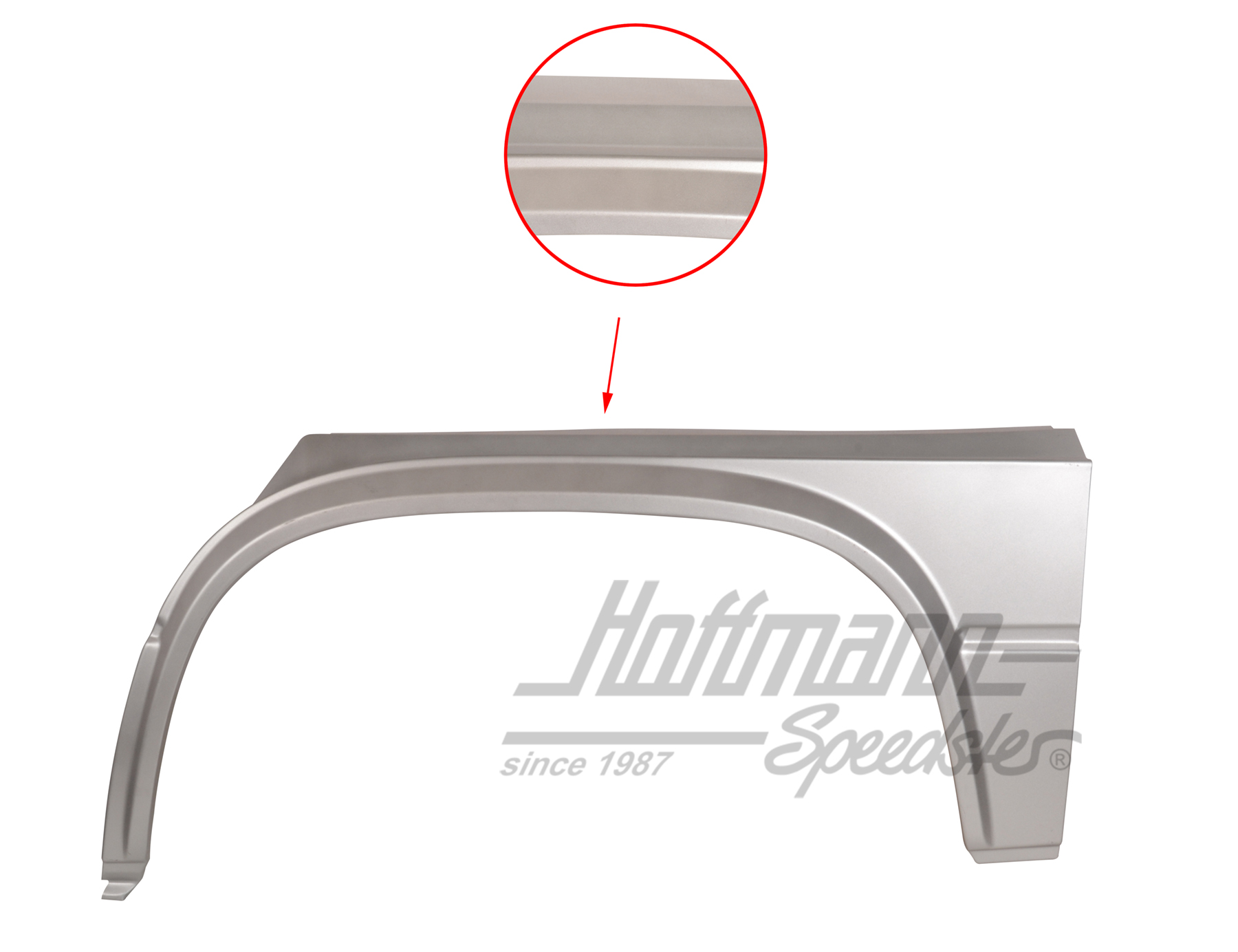 Passage de roue, avec pièce d'assemblage, arrière, Bus T3, gauche | 251 809 155 | 390-0285-01