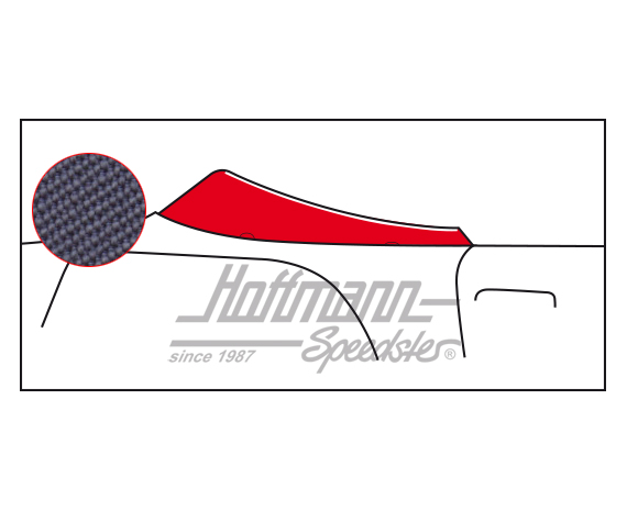 Housse de capote, 8.59-3.67, Sonnenland, bleue |  | 060-4042-40