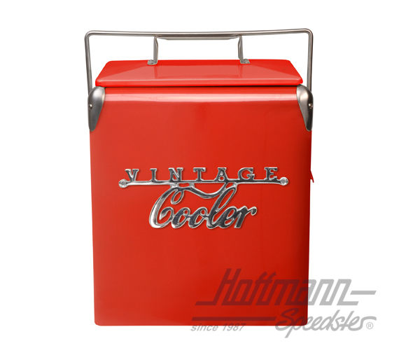 Glacière, Vintage Cooler, rouge                                                                     