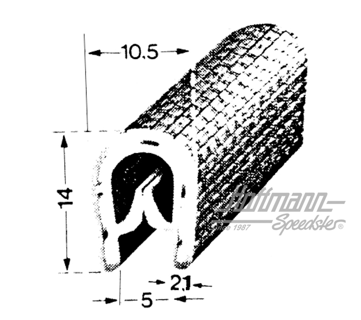 Profil de protection de bords, blanc                                                                