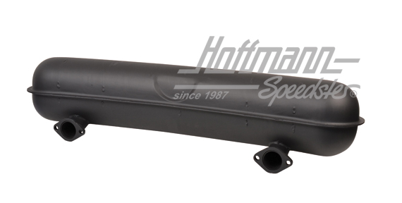 Silencieux de sport, tôle d'acier, 2x50mm, 66-73                                                    