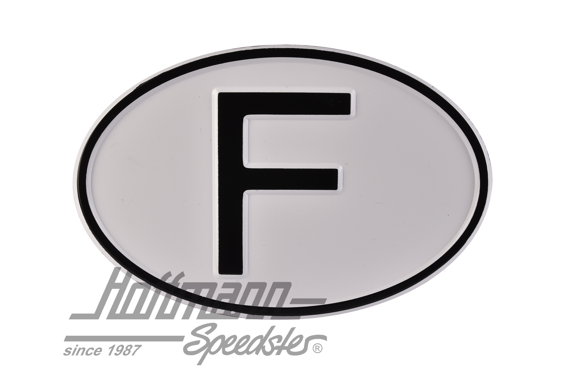 Plaque de nationalité "F", alu |  | 020-2399