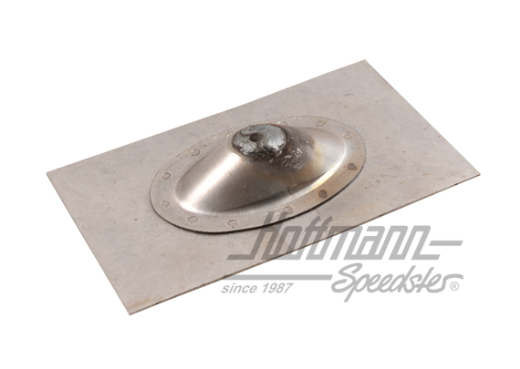 Plaque de retenue, ceinture de sécurité, arrière, 65-67 | 901 501 018 23 | 590-0636-10