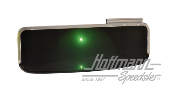 Pare-soleil, plastique, vert, -.57, gauche | 113 857 551 | 055-7301-11
