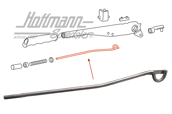 Barre de pression, levier de frein à main, 911/912/964                                              