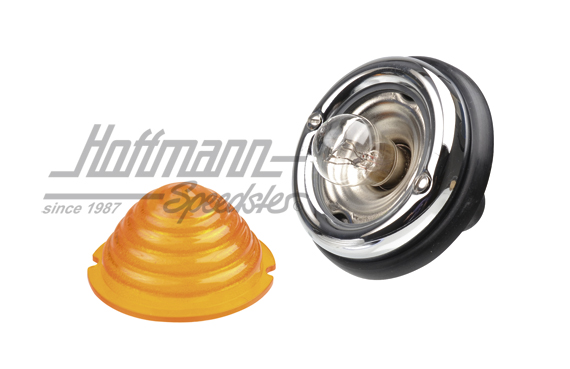 Clignotant, complet, 356/356A, jaune (plastique)                                                    