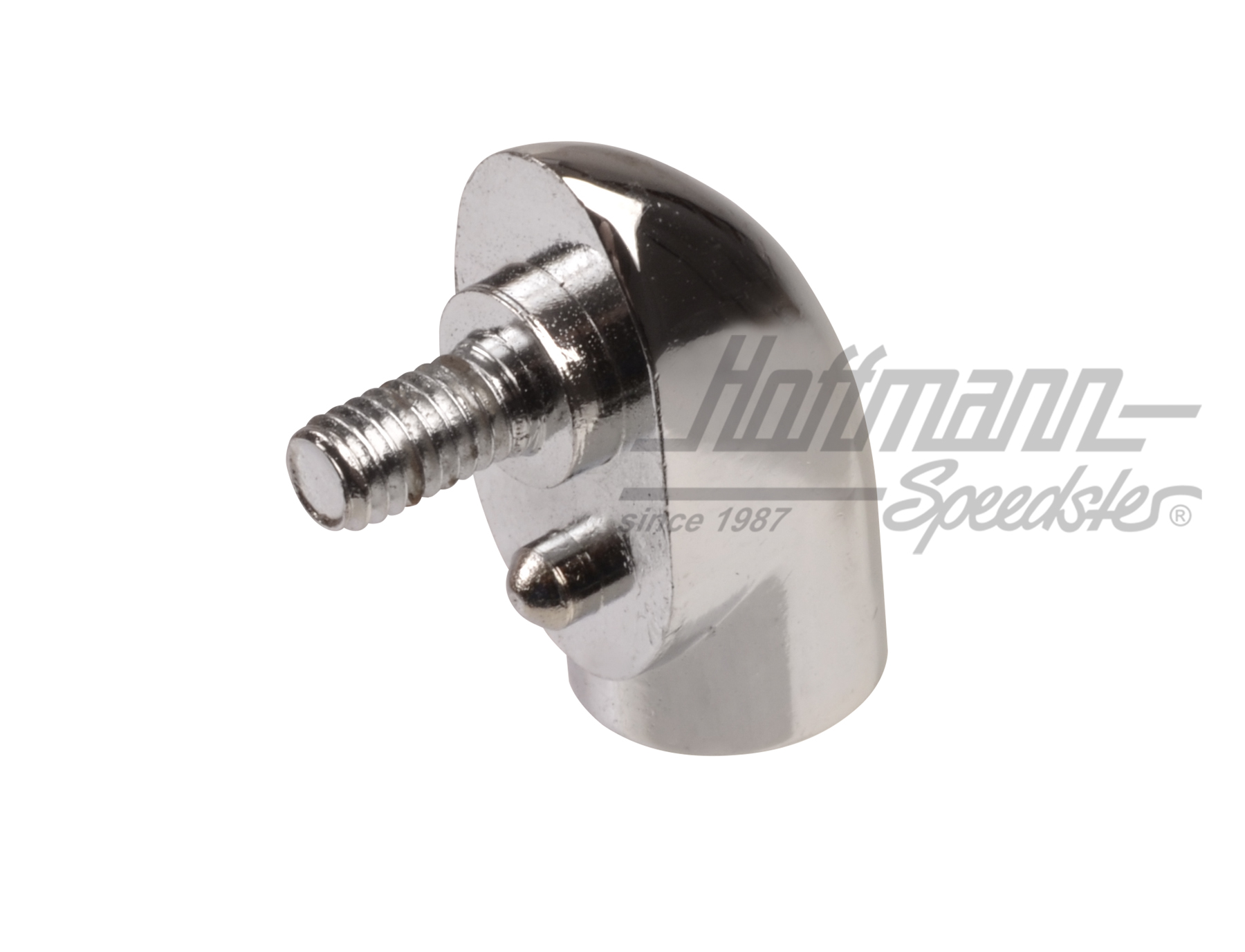 Palier de guidage, fenêtre triangulaire, en haut, 60-65, chromé                                     