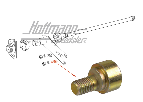 Vis excentrique, train arrière, 65-73                                                               