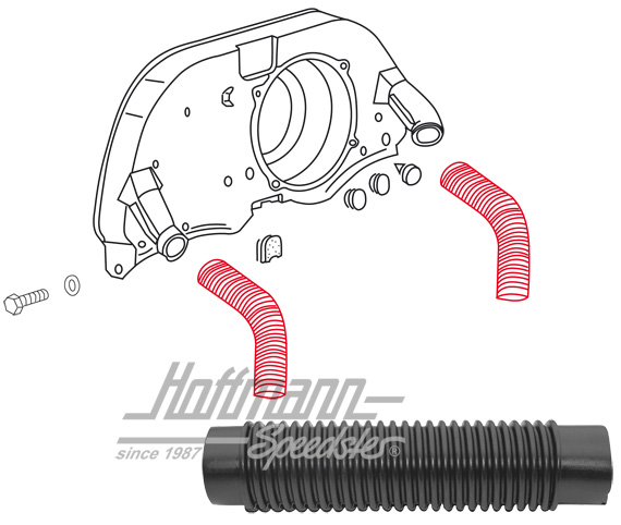 Tuyau de chauffage (plastique) | 113 255 292 A | 020-0914