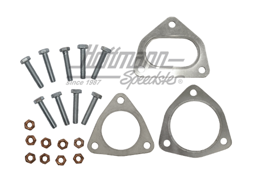 Jeu de fixation, silencieux avant, 911                                                              