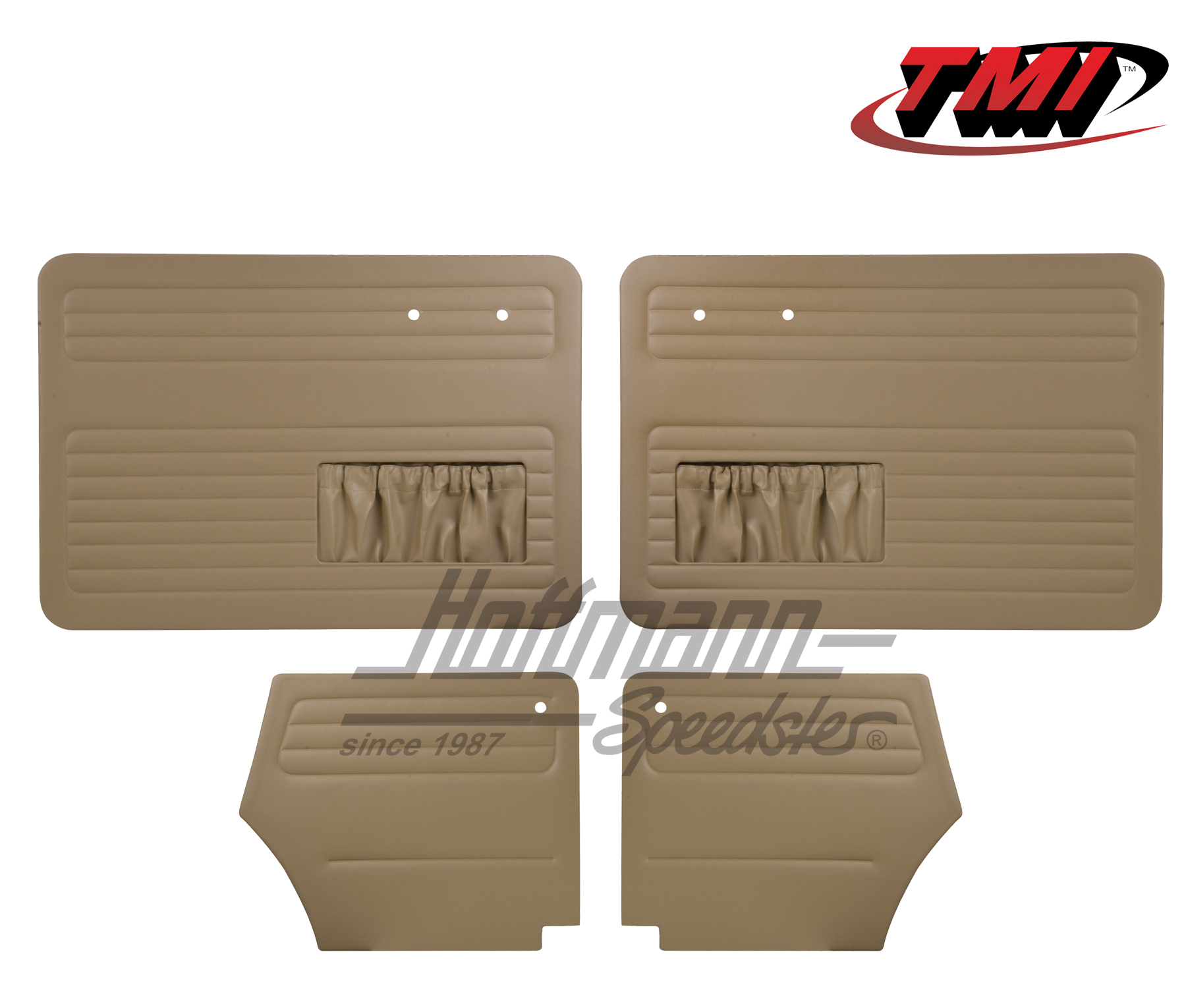 Panneaux de portes, Cox Cabriolet, 55-64, beiges | 10-1327-14 | 055-7555