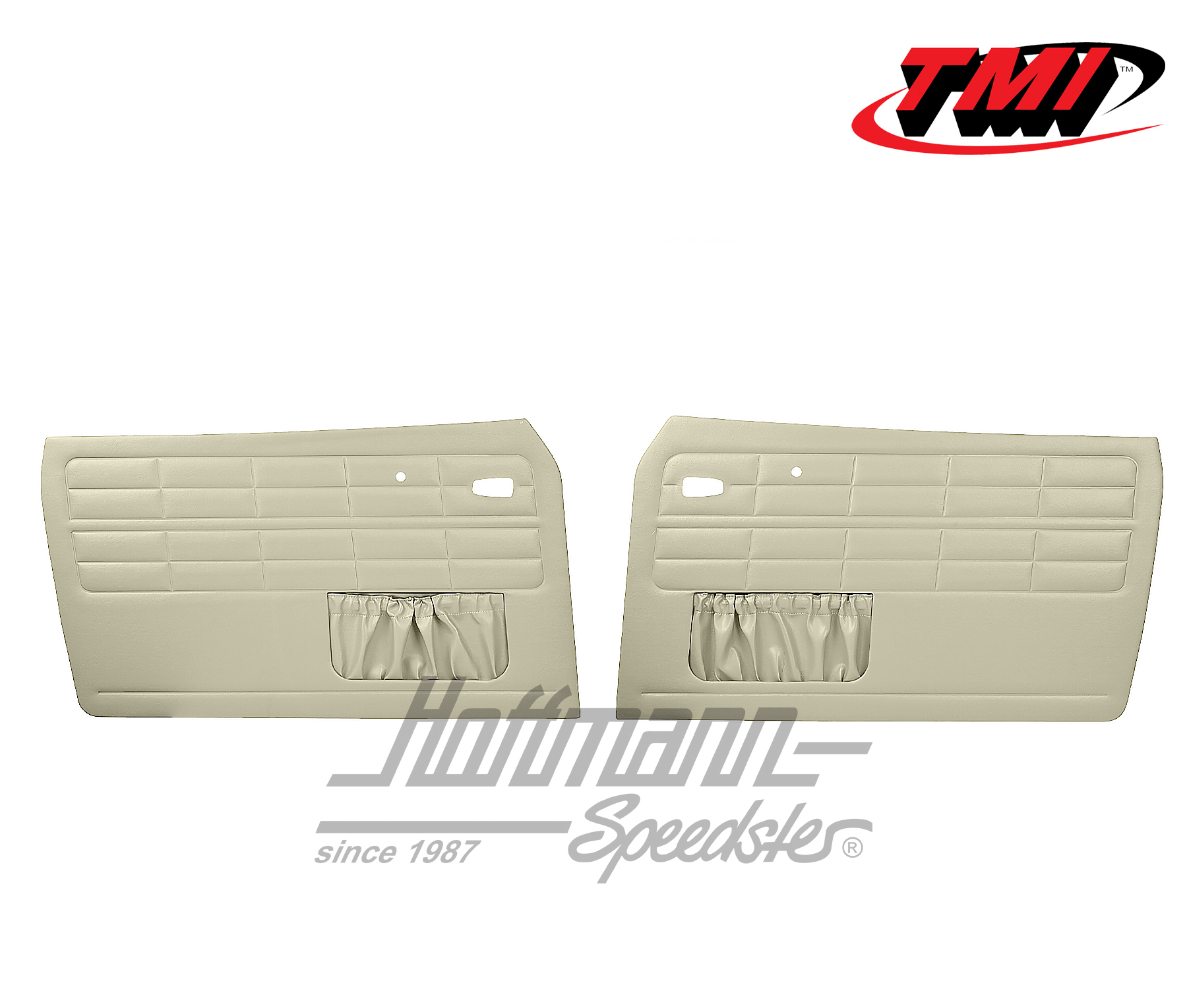 Panneaux intérieurs de portes, Karmann Ghia, 8.63-, blanc cassé | 10-1505-15 | 066-0022-04
