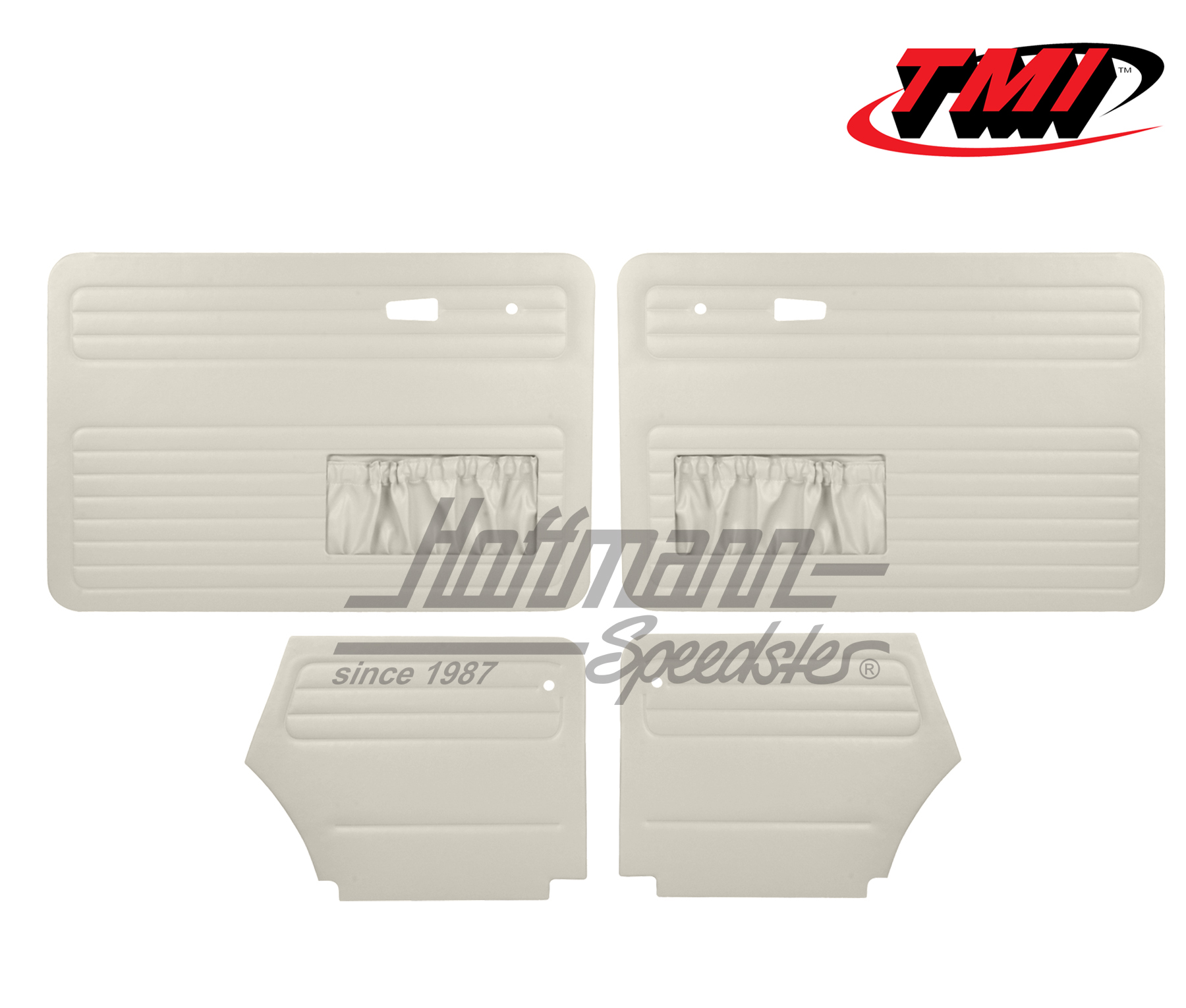 Panneaux de portes, Cox Cabriolet, 8.72-, blancs | 10-1330-20 | 055-7580