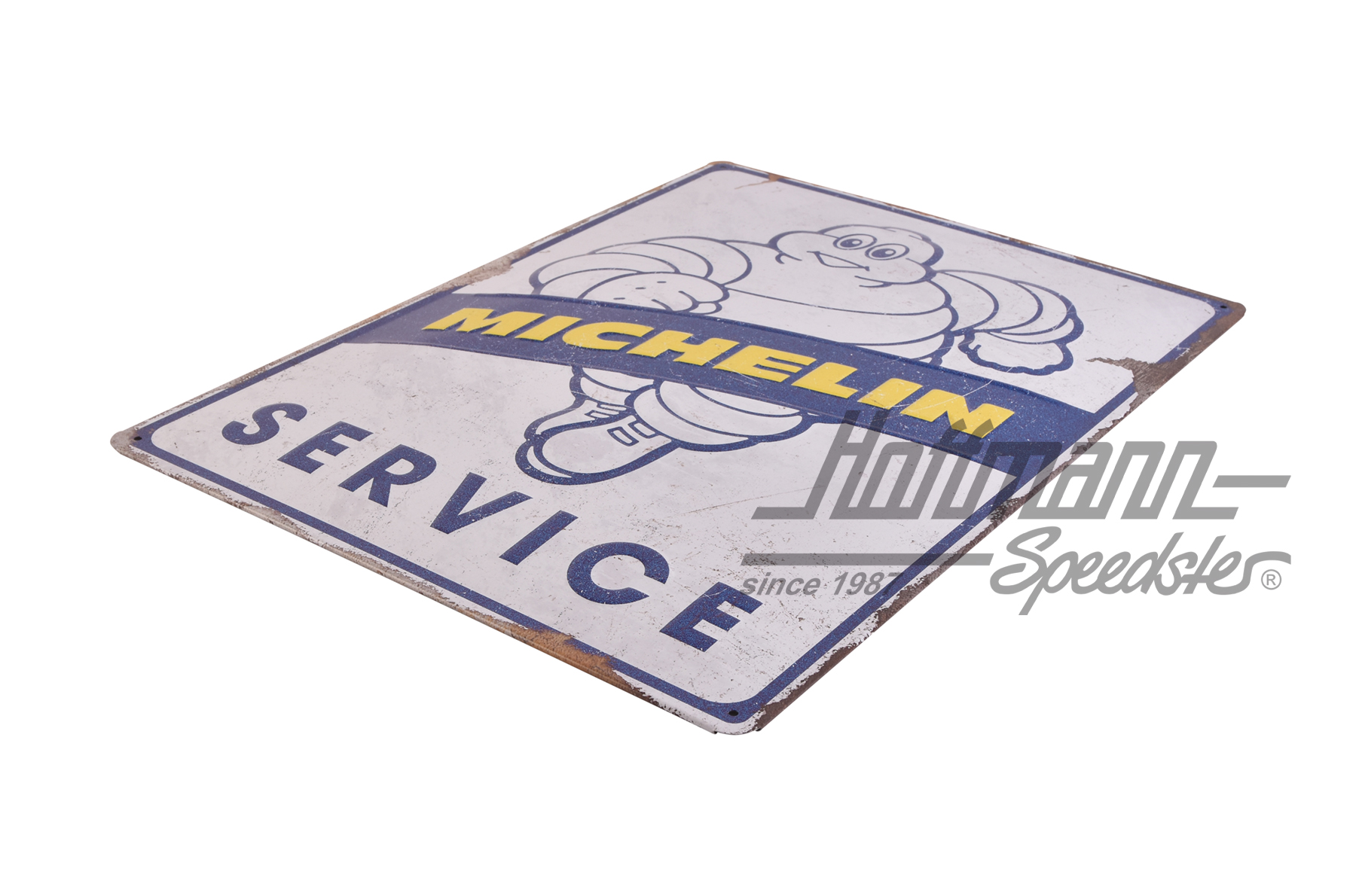 Plaque en tôle, Michelin, Service                                                                   