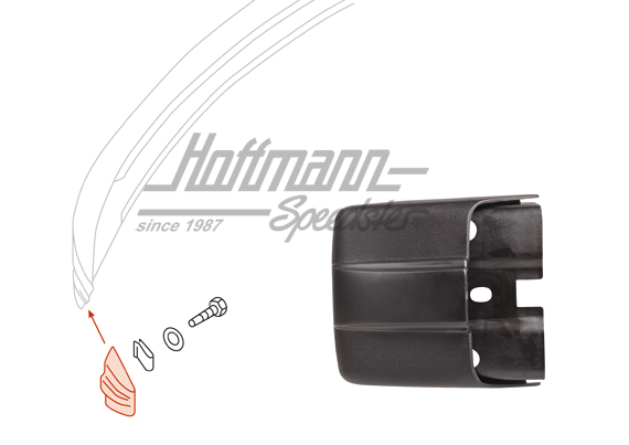 Butoir de pare-chocs, avant, USA, gauche/droite
                                                   