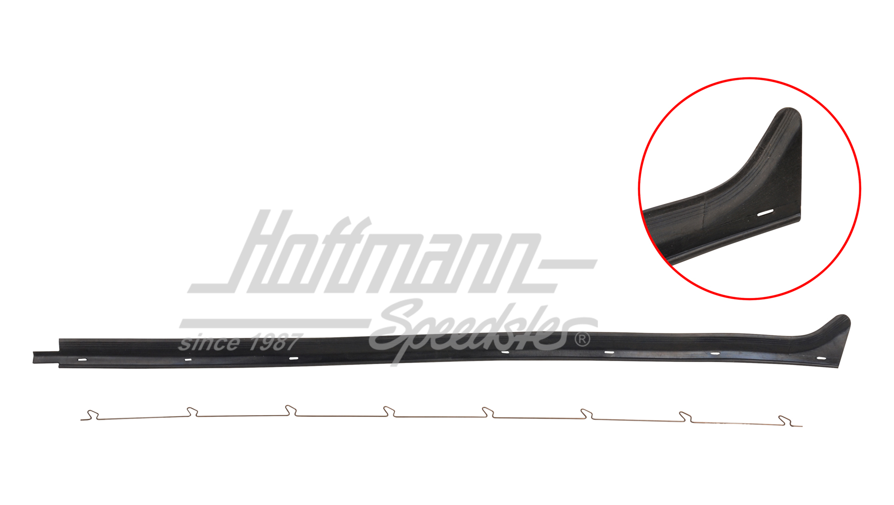 Lèche vitre intérieur, Bus T2, 8,67-, gauche | 211 837 475 | 090-6153