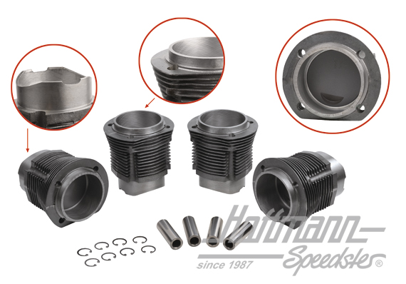 Kit cylindrée, 1.5, Porsche 356, 80mm                                                               