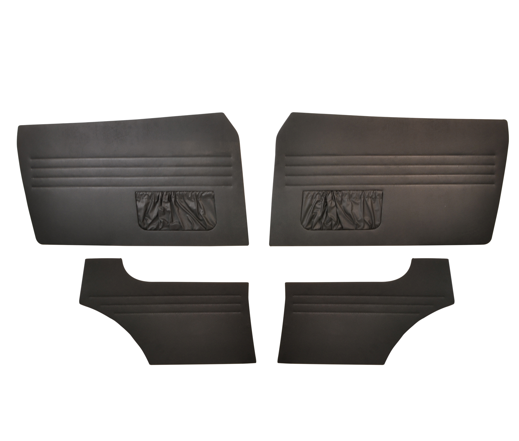 Panneaux de portes, Karmann Ghia Coupé, 8.63-7.74, noirs | 141 898 035 BR | 066-0003
