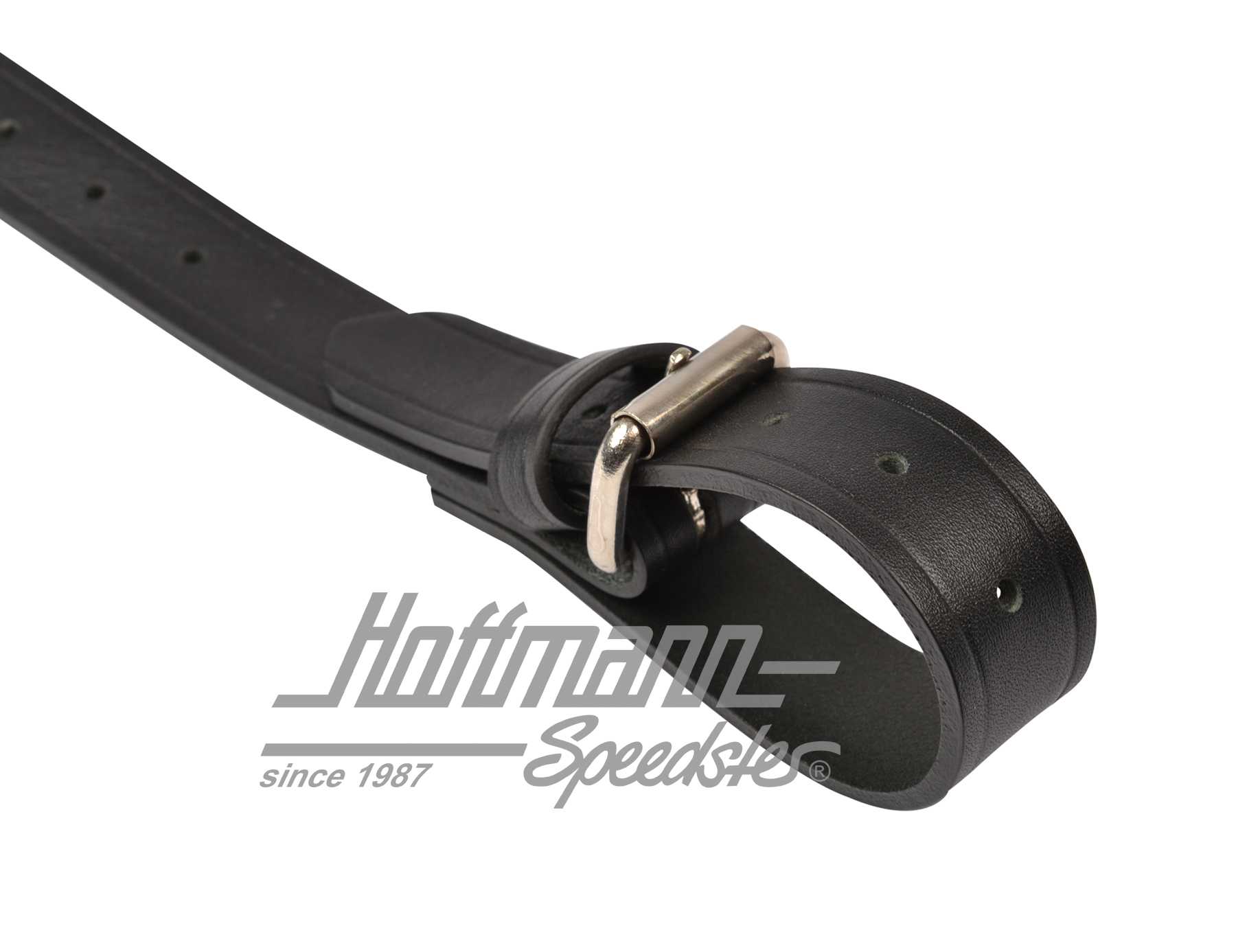 Jeu de courroies en cuir, porte-bagages, noir                                                       