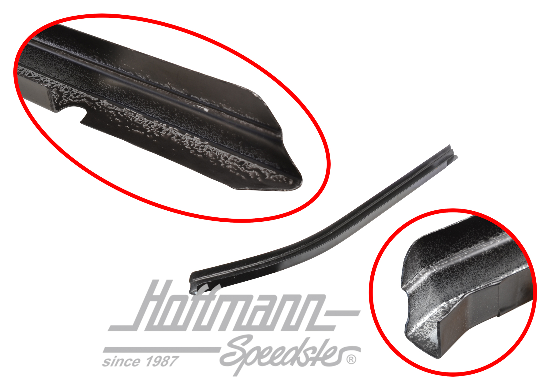 Rail, porte coulissante, en bas, droite                                                             