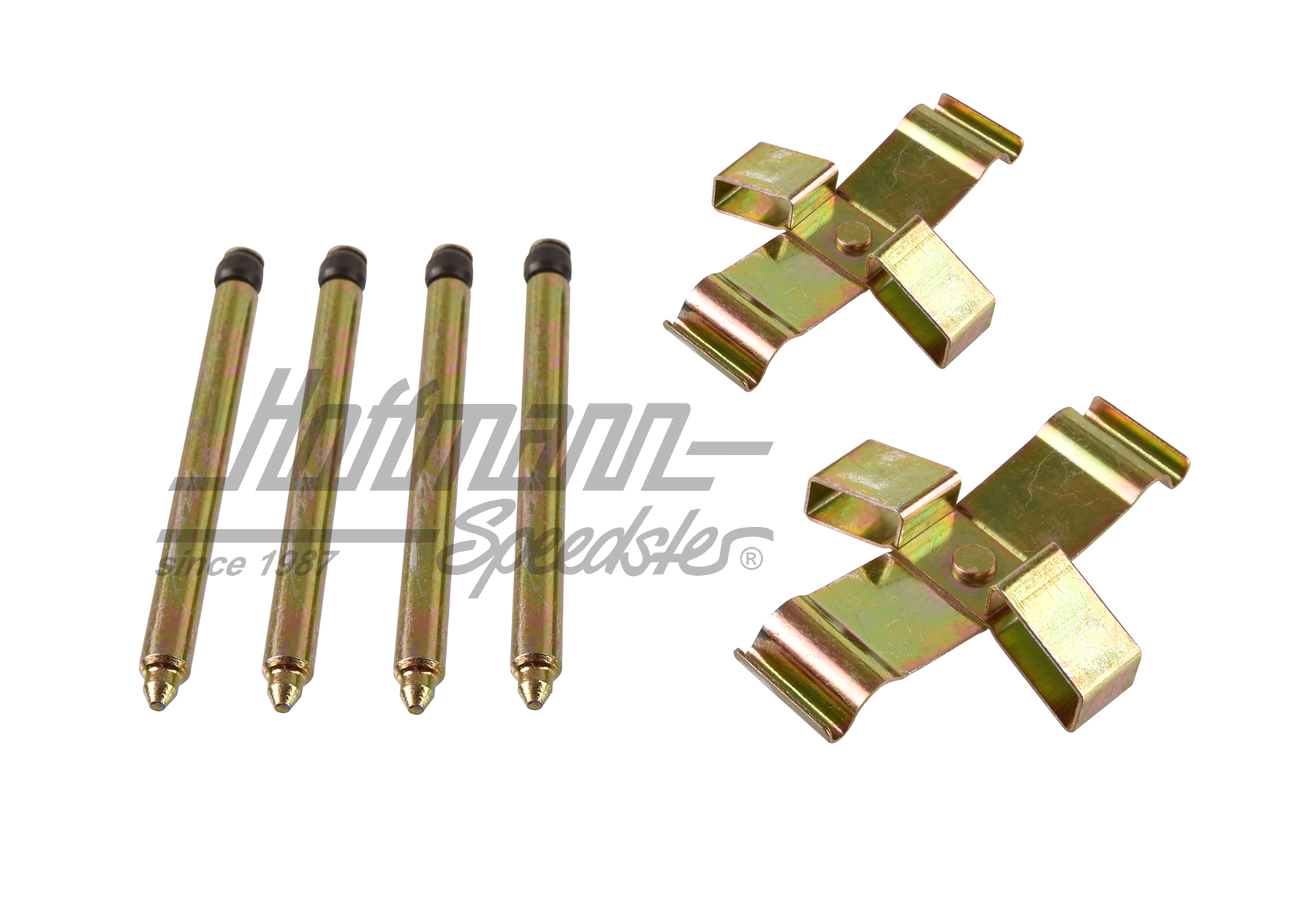 Jeu de fixation, plaquettes de frein, avant, 4-68                                                   