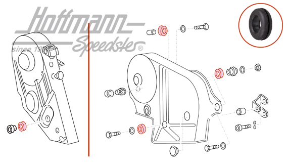 Gaine, couvre de courroie dentée | 056 129 669 B | 110-0930