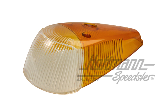 Verre de clignotant, large, transparent/orange | 113 953 161 Q | 020-4458-30