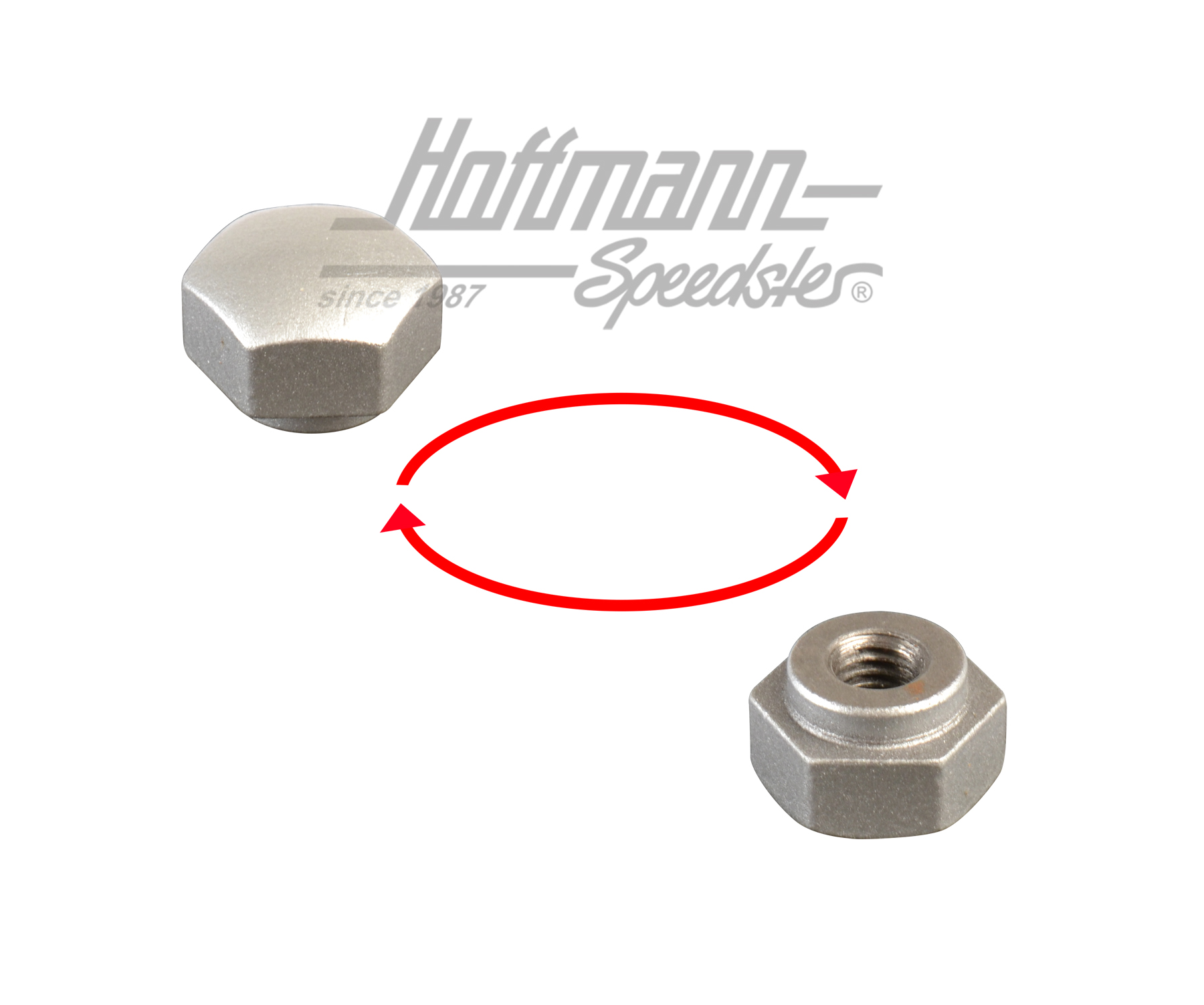 Écrou, bras d'essuie-glace, aluminium | 644 628 284 12 | 510-5328-10