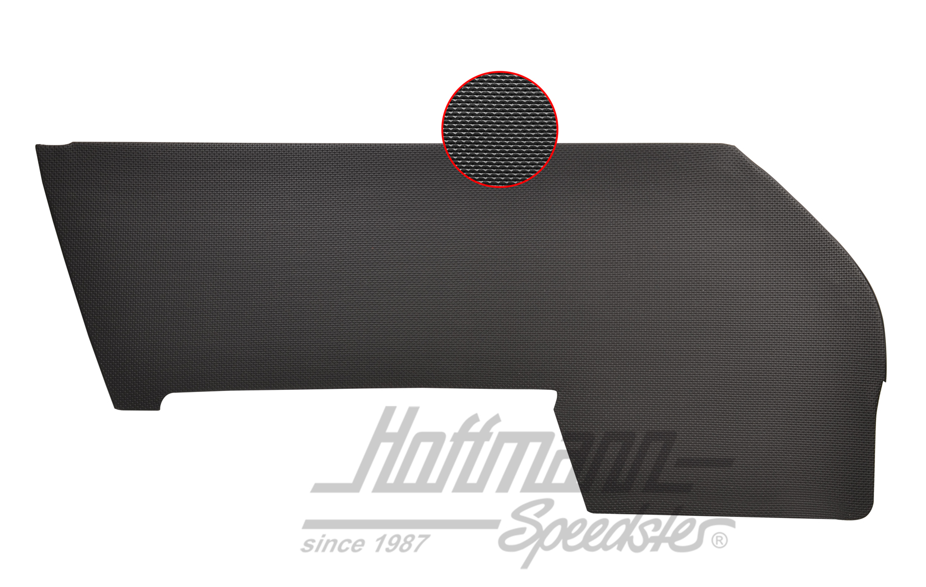 Panneau de porte, 911, 69-73, noir, gauche | 901 555 031 00 | 580-0430-01