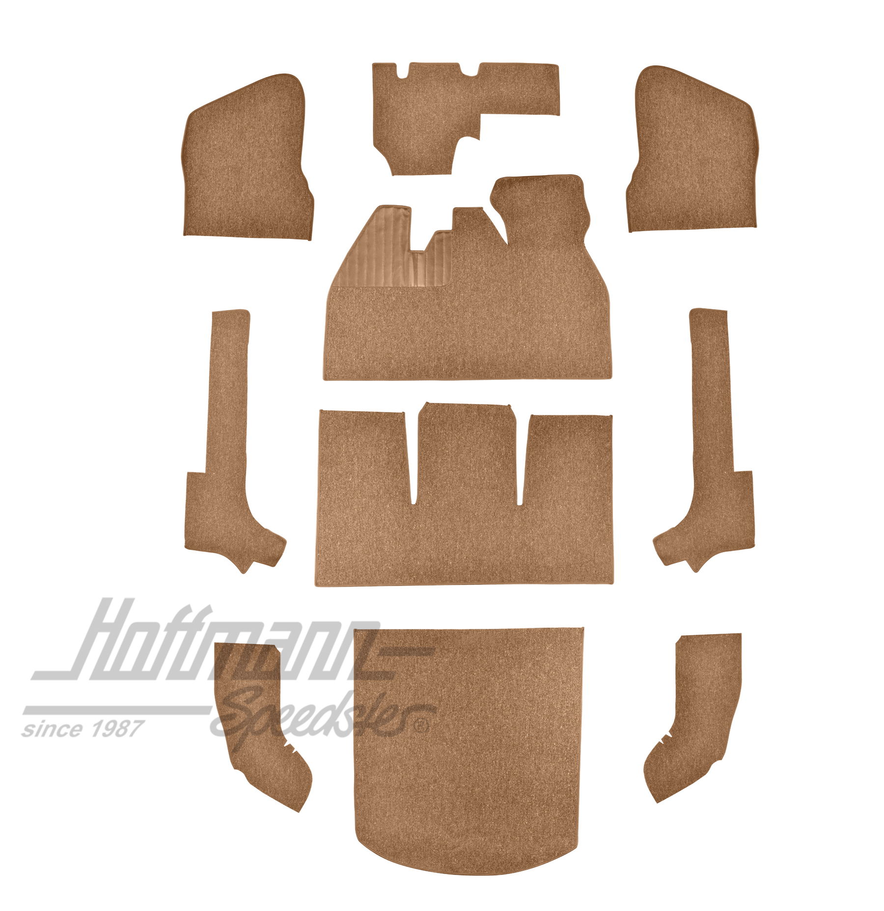 Kit moquettes, Cabriolet, 56-64, fil de poil (10), beige |  | 026-5042-05