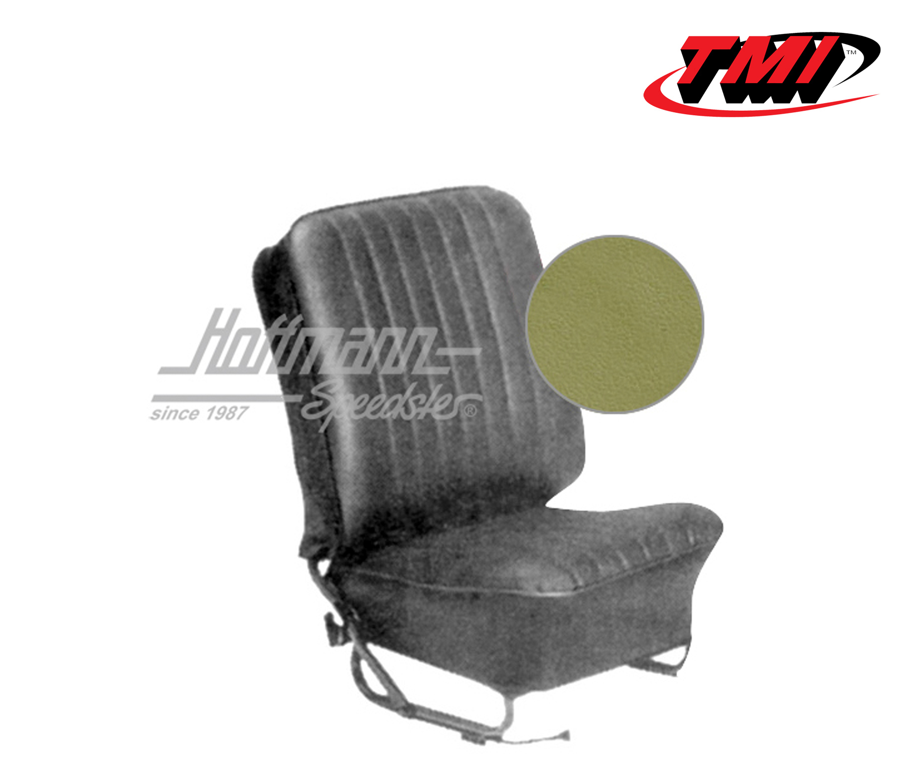Housses de sièges, Berl., 8.57-7.64, Classique, vert vieux | 43-1123-25-25-15W | 055-5644
