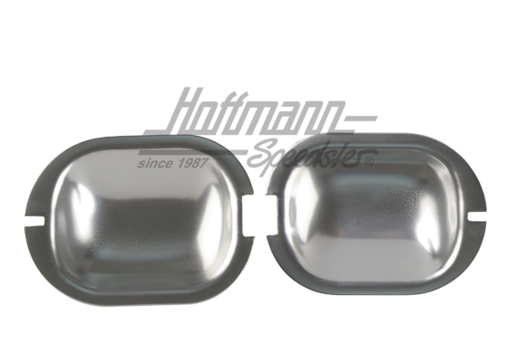 Coquilles de poignées de portes, alu, Golf -7.83, 2-portes | 40014 | 200-6603