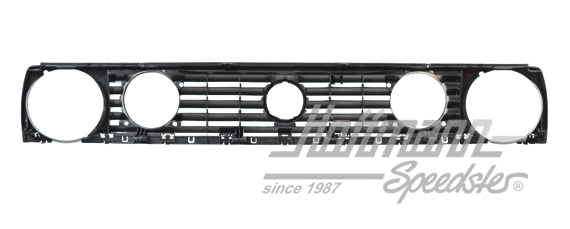 Grille de radiateur, phares jumeaux, 87-92, rouge                                                   