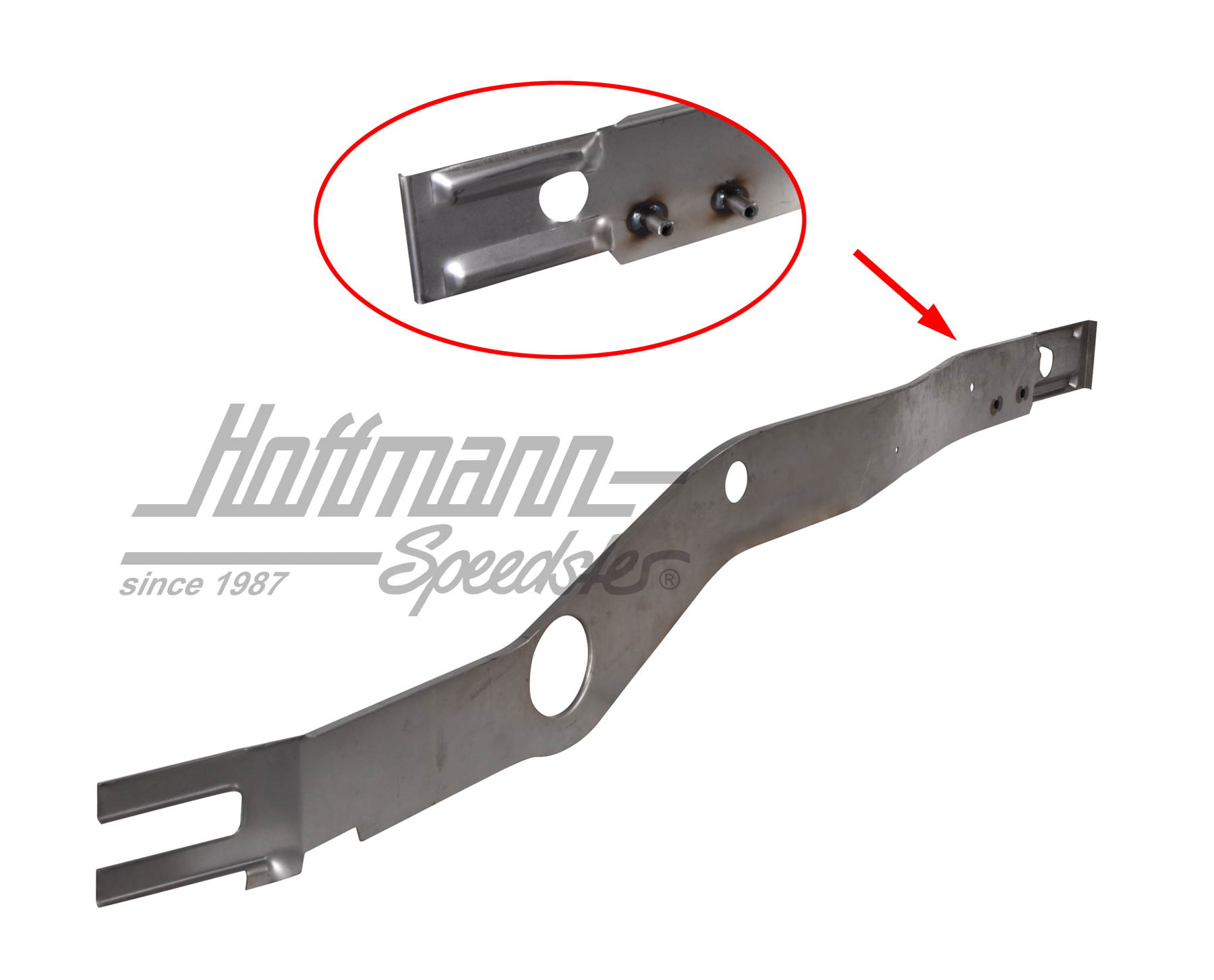 Longeron, intérieur, Bus T2, 8.71-7.79, droite | 211 703 460 A | 096-0199-62