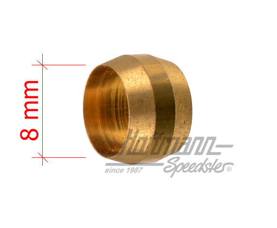 Bague coupante, conduite d'essence, 8mm | 111 127 531 | 020-0823-17